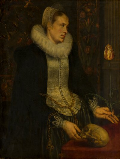 Retrato de uma senhora de Unbekannt Unbekannt